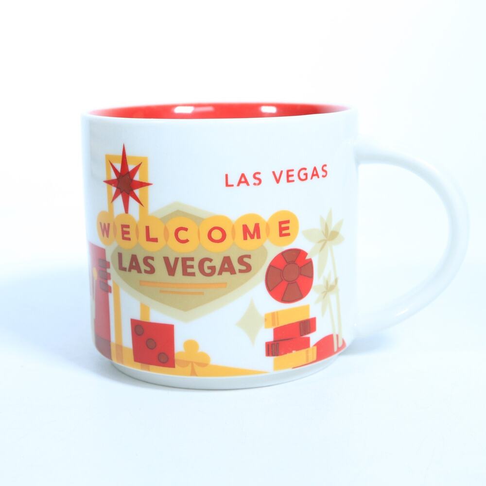 Starbucks Las Vegas You Are Here Series Collection 14oz Coffee Tea Mug Cup